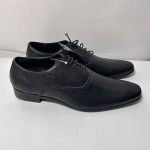 Xray Shoes Mens 13 Oxford Dress Black Faux Leather Career Prom Wedding NEW